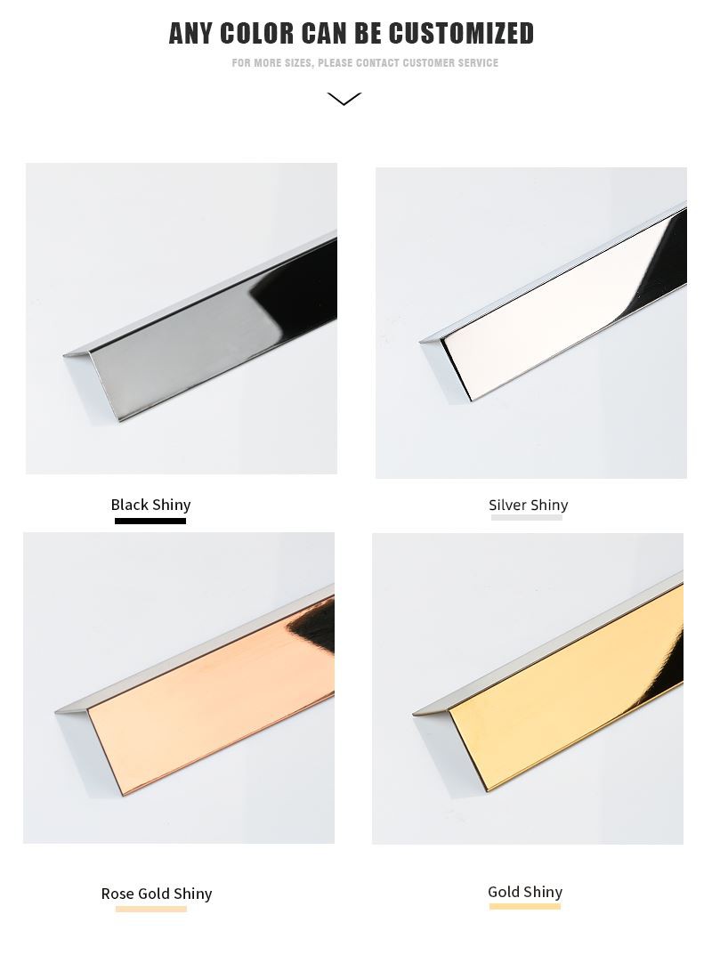 06 stainless steel beading for tiles color
