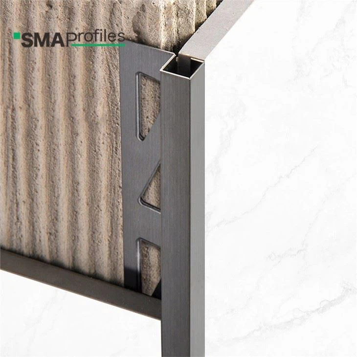 stainless internal wall corner profile